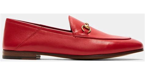 gucci red bottom|gucci red loafers for women.